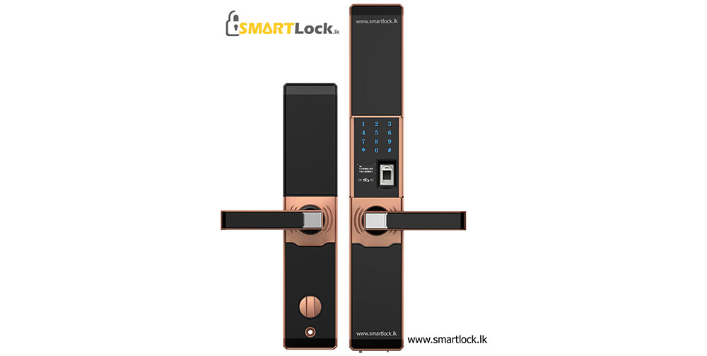 Residence fingerprint Door lock Coverd