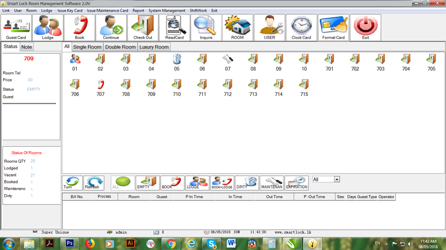 Hotel Room Management Software