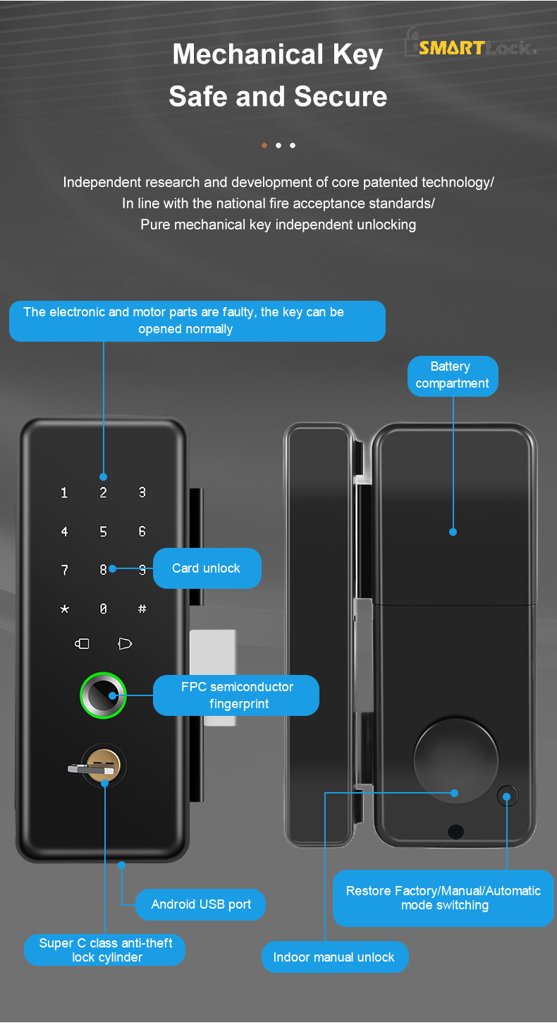 Smart Glass Door Lock Sri Lanka