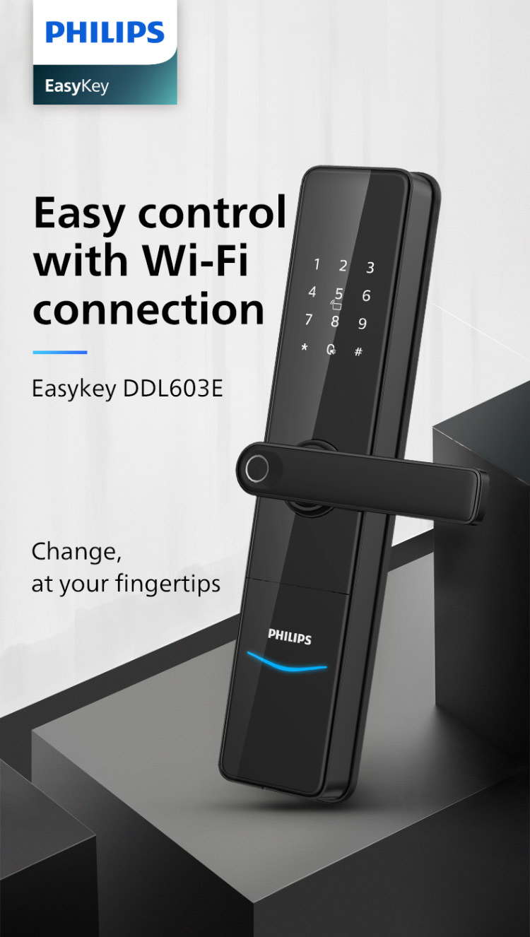 Philips DDL603E-5HWS Smart Lock Sri Lanka
