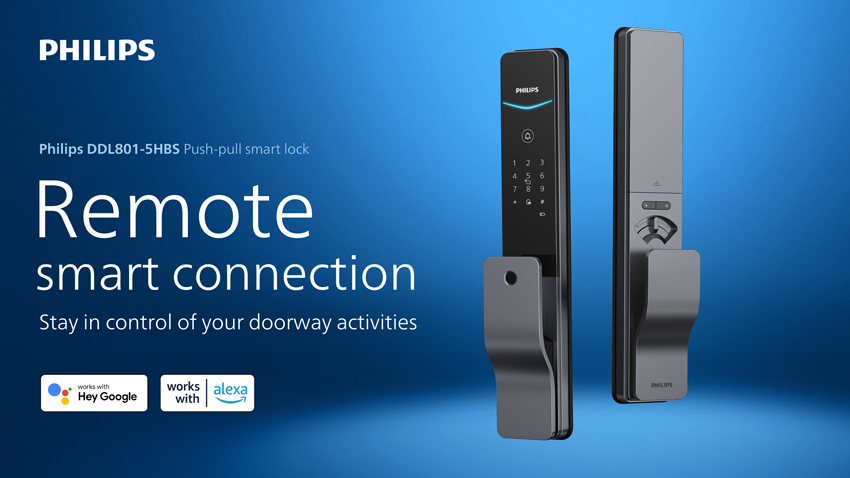Philips DDL801-5HBS Smart Lock Sri Lanka buy from smartlock.lk